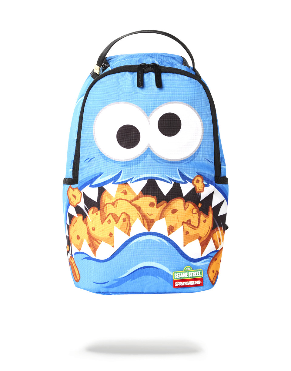 MINI COOKIE MONSTER SHARK BACKPACK